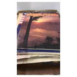 4? deep stack of music.