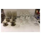 Lot of 15 mixed glasses.  Some w/ advertising.
