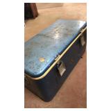 Vintage metal cooler.