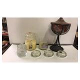 Lot of lights / candles.  Mirrored mosaic Patio