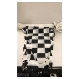 Checkered Flag PENNANT BANNER.  Just in time for