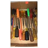 Lot of old screwdrivers.