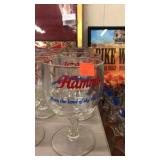 6 cnt of Beer Glasses Vintage - 3 Hamms, 3