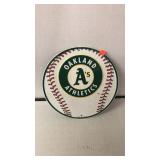 Oakland Athletics Metal Sign