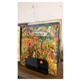 Assorted Records and Display Holder