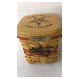 Order of the Eastern star lidded basket.  W/ tie