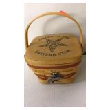 Order of the Eastern Star Basket. Basket tie on.