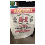 Roberts A-1 premium long grain Enriches Rice.