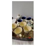 Flat of Pfaltzgraff Items