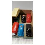 Flat of Avon After Shave Car Bottles