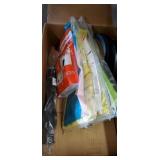 Box of Sweeper Bags & Old Movie Reels