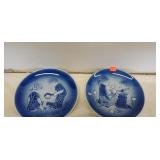 2 Denmark Collectors Plates