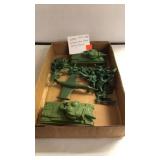 Army Men Toy Lot Auburn 1960s Vintage