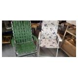 2 Outdoor Chair.  1 Is Rocking