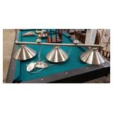 3-Light Metal Fixture (App 4.5ft x 1.5ft)