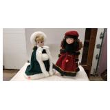 2 ct. Dolls with Stands