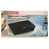 First Alert SECURITY BOX. 4x 12x 8.5 in approx