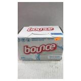 BOUNCE Dryer Sheets.  240 ct box. Free & Gentle.