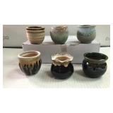 Small crock style planter.  2x2in diameter. Great