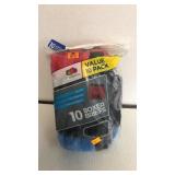 10 ct. of Boys Boxer Briefs Medium