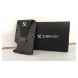 SHEVROV  Carbon Fiber Wallet / Money Clip. Holds
