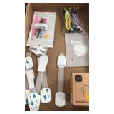 Misc lot. Incl.  Bath & room thermometer.