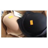 Lot of 2 - 34B.  Bras.  Beige & Black.