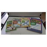 4 ct. - Crossword, Sudoku, Word Search Books