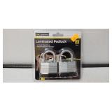 2 ct. - Laminated Padlock Set