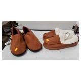 2 Pair - Lined Slippers (Med, XL)