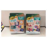 Crayola Fingerpaints and 3D Paper Frames