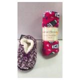 Ladies slipper socks size 5.5-7.5 & ladies plush