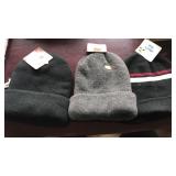 3 thermal knit hats