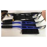 5 ice scrapers / brushes.