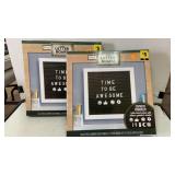 2 cnt - Framed Letter Board