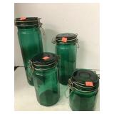 Mason (?) 4 Pc. Canister Set