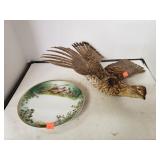 2 ct. - Stuffed Quail and Plate