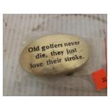 Vintage Golf Belt Buckle