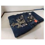 MissMe Signature Boot Jeans (Size 28)