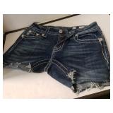 MissMe Signature Boot Jean Shorts (Size 27)