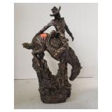 Cowboy Statue Decor (app 1.5ft tall)