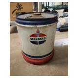 Vintage Standard Oil Company Metal Barrel