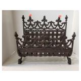 Vintage Cast Iron Kindling Holder