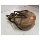 Large Vintage Pulley
