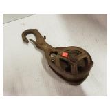 Large Vintage Pulley