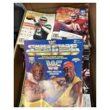 Box of Football Digest Magazines and Professional