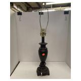 Bronze colored Lamp.  No Shade