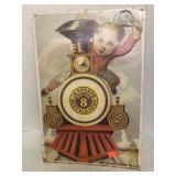 J P Coats Thread Tin Advertising Sign