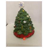 Ceramic Christmas Tree Cookie Jar