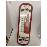 Metal Anheiser Busch Thermometer